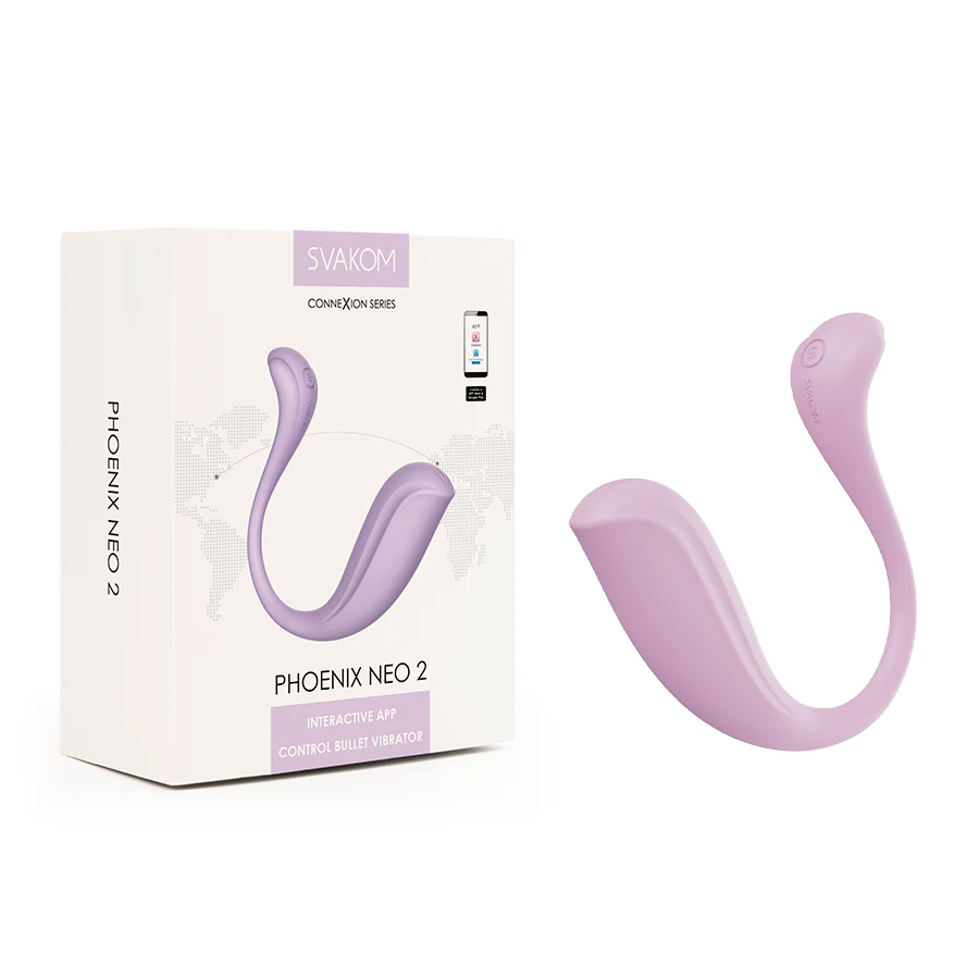Vibrador Bala Interactiva con App Phoenix Neo 2 - La Maleta Rosada Vibradores a distancia