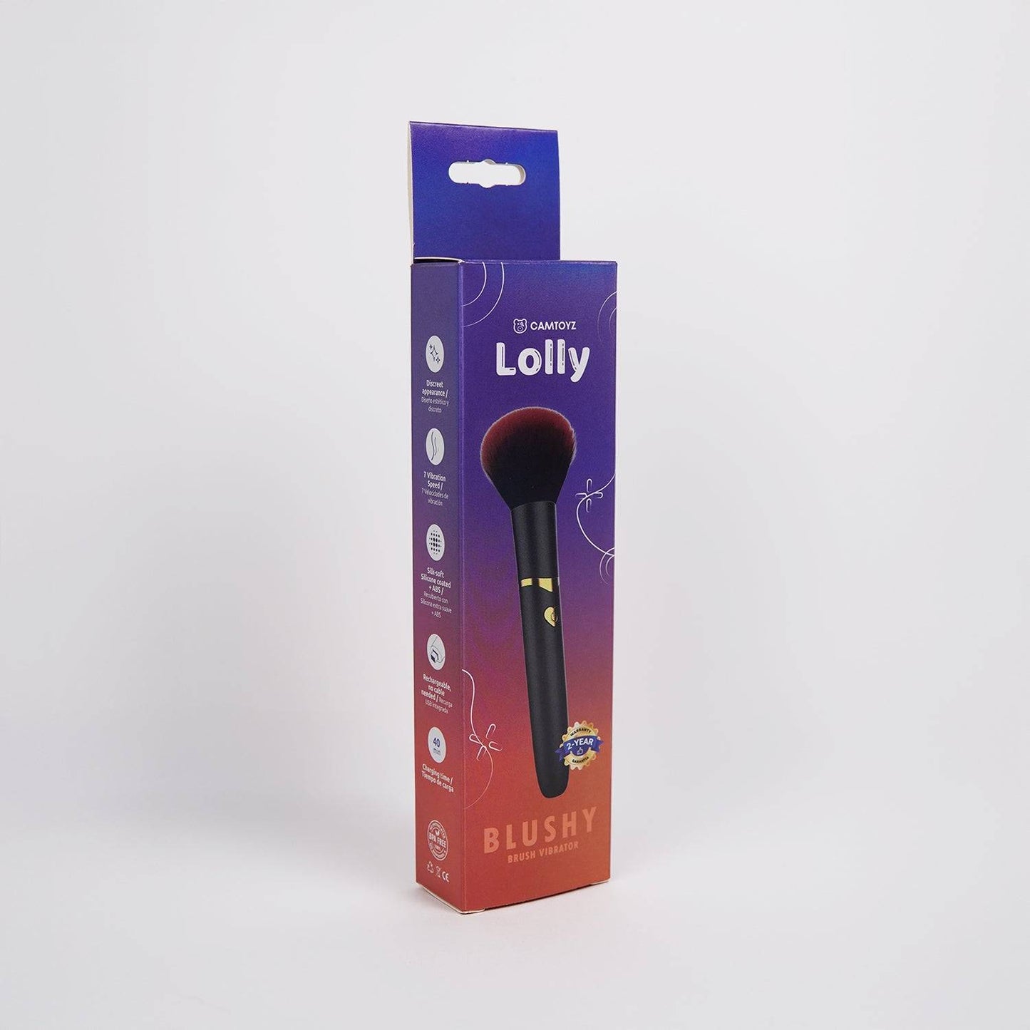 Vibrador Brocha Blushy - La Maleta Rosada Juguetes Sexuales