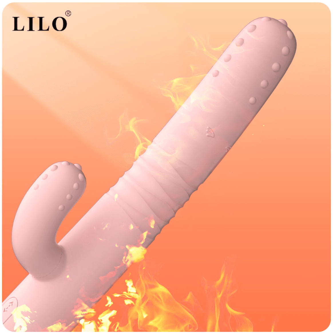 Vibrador Conejo We Love Cactus con Empuje y Calor - La Maleta Rosada Juguetes para Adulto
