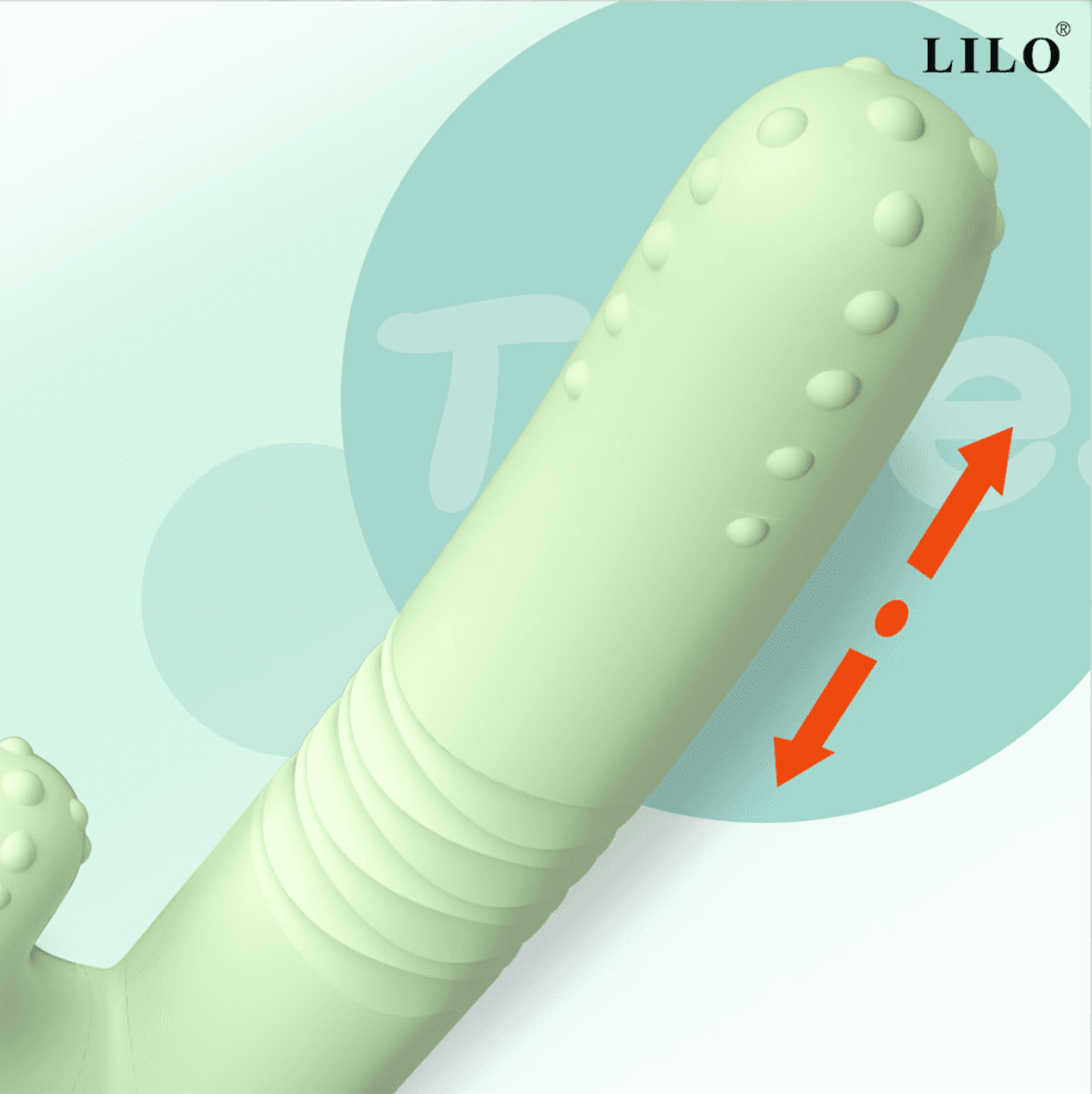 Vibrador Conejo We Love Cactus con Empuje y Calor - La Maleta Rosada Juguetes sexuales femeninos
