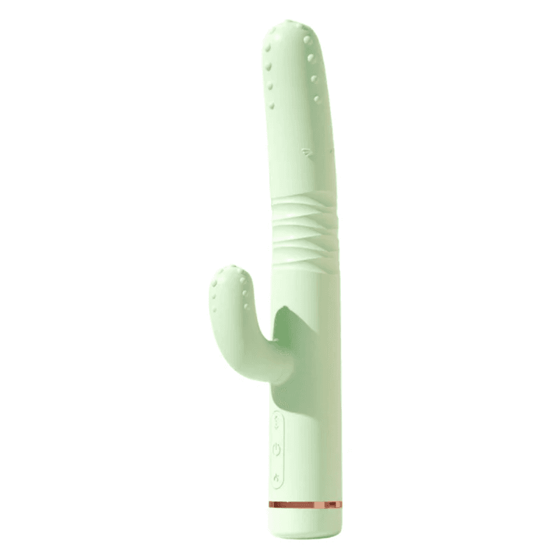Vibrador Conejo We Love Cactus con Empuje y Calor - La Maleta Rosada Tienda Erótica