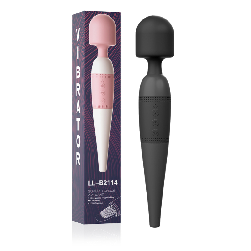Vibrador Masajeador Hitachi con Lengua - La Maleta Rosada Sex Shop