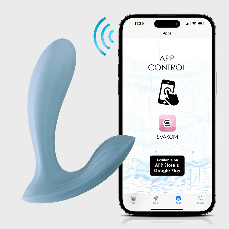 Vibrador Portable Svakom Erica con App - La Maleta Rosada Sex Shop