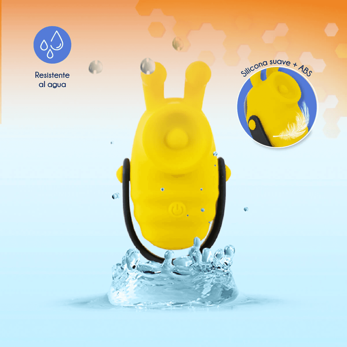 Vibrador con Pulsión Bumble Bee - La Maleta Rosada Tienda para Adultos
