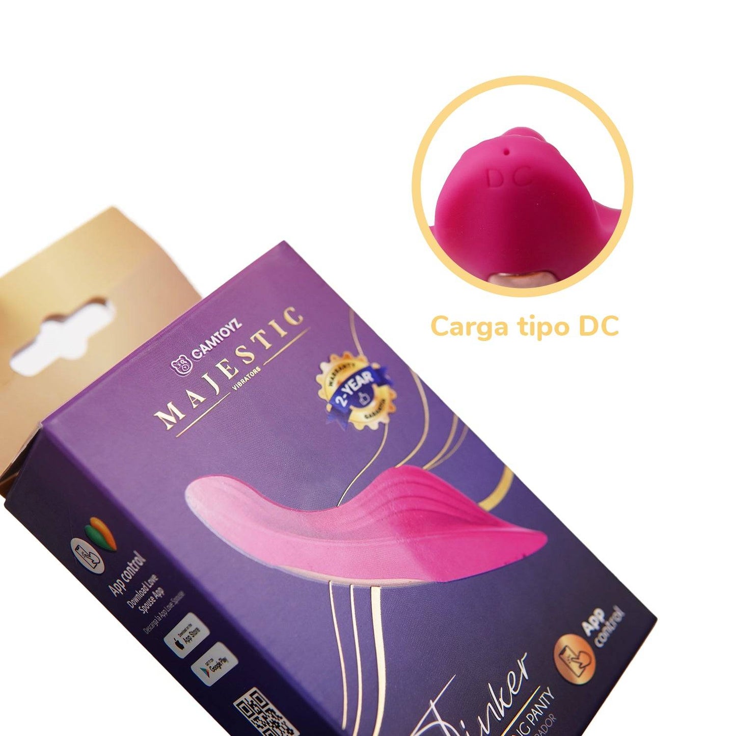Vibrador para Panty con App Tinker - La Maleta Rosada Tienda Erótica