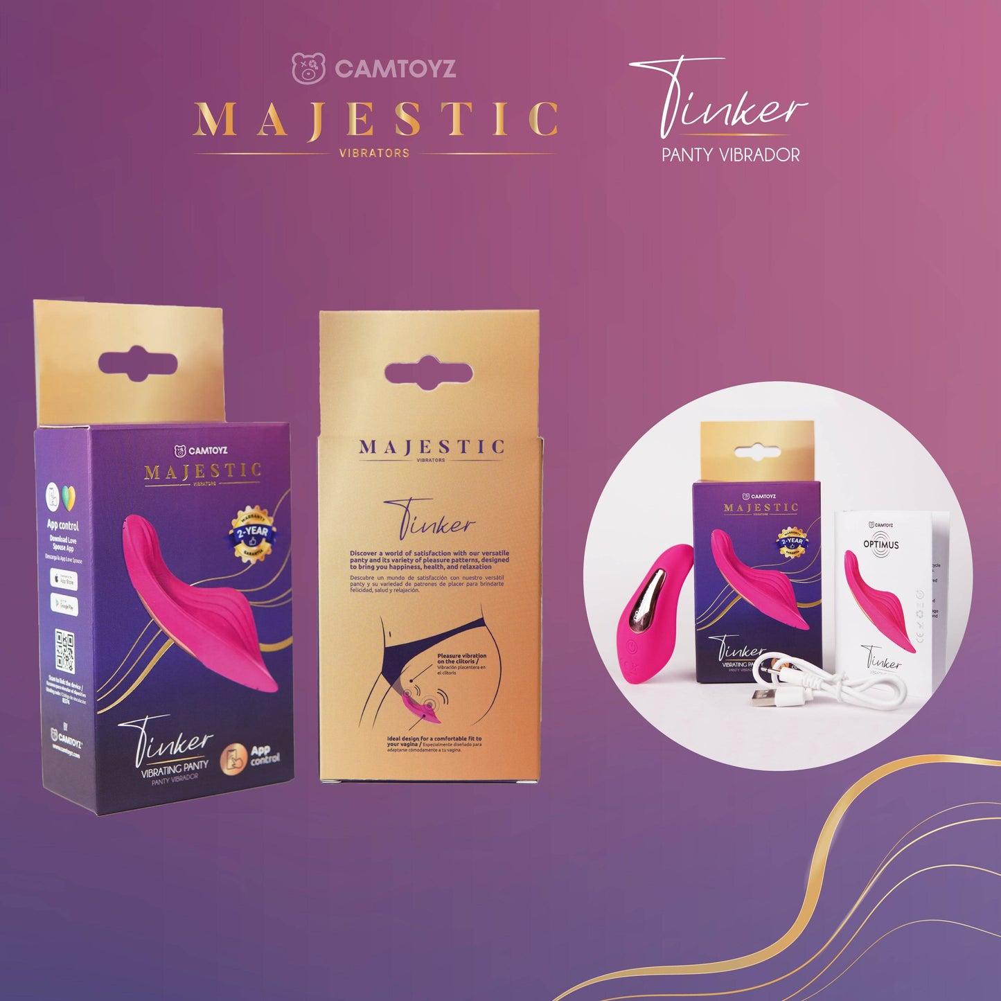 Vibrador para Panty con App Tinker - La Maleta Rosada Vibrador Interactivo