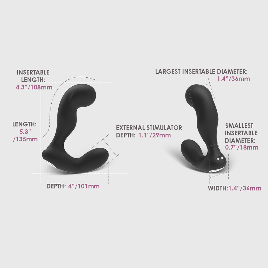 Vibrador de Próstata y Perineo Svakom Iker – La Maleta Rosada Tienda Sexual