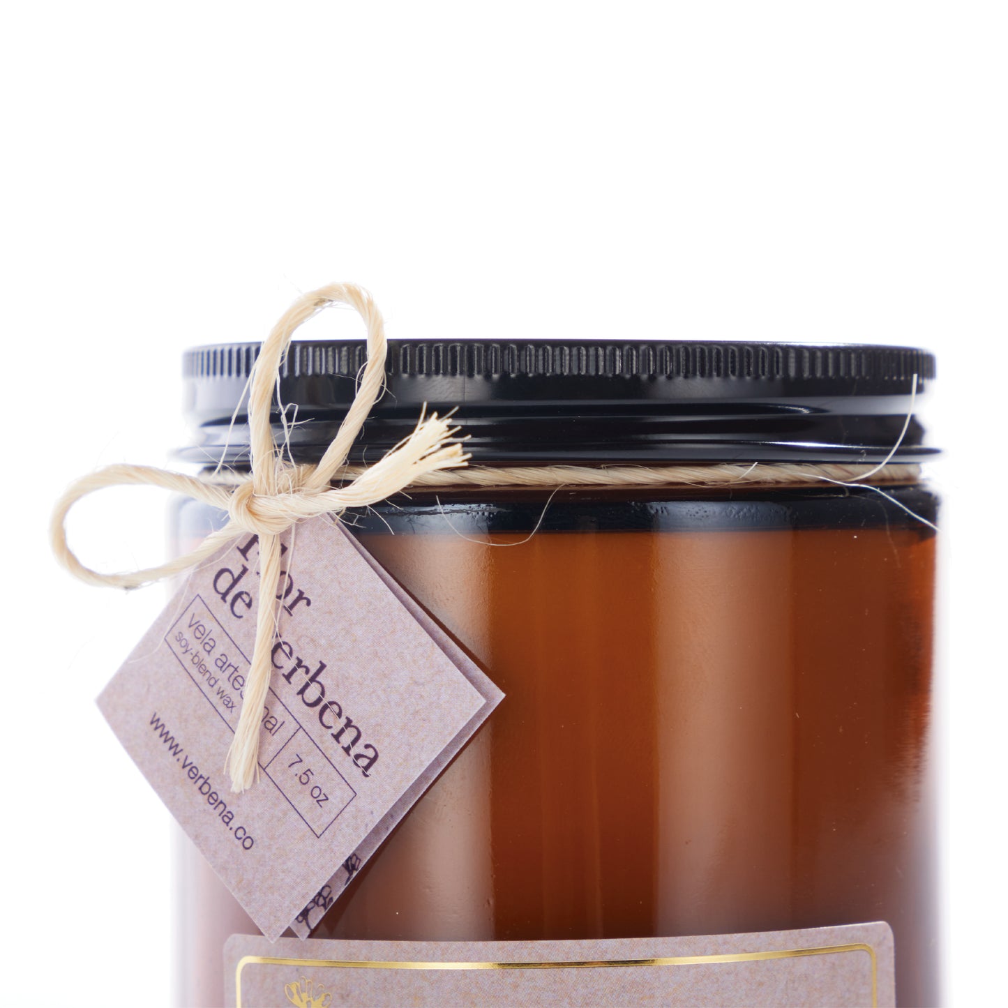 VELA ARTESANAL FLOR DE VERBENA