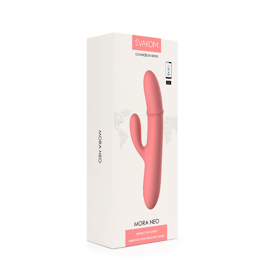 Vibrador Conejo con Anillo de Esferas y App - La Maleta Rosada Vibrador Interactivo