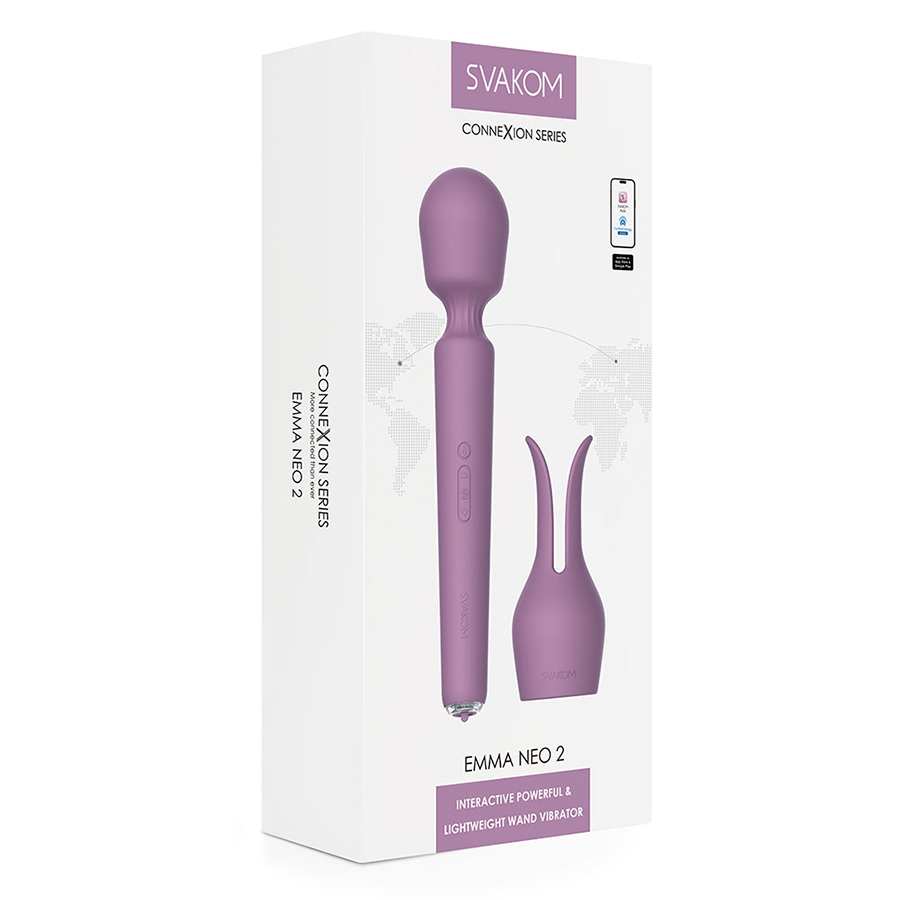 Vibrador Wand Emma Neo 2 con App Svakom - La Maleta Rosada sex shop