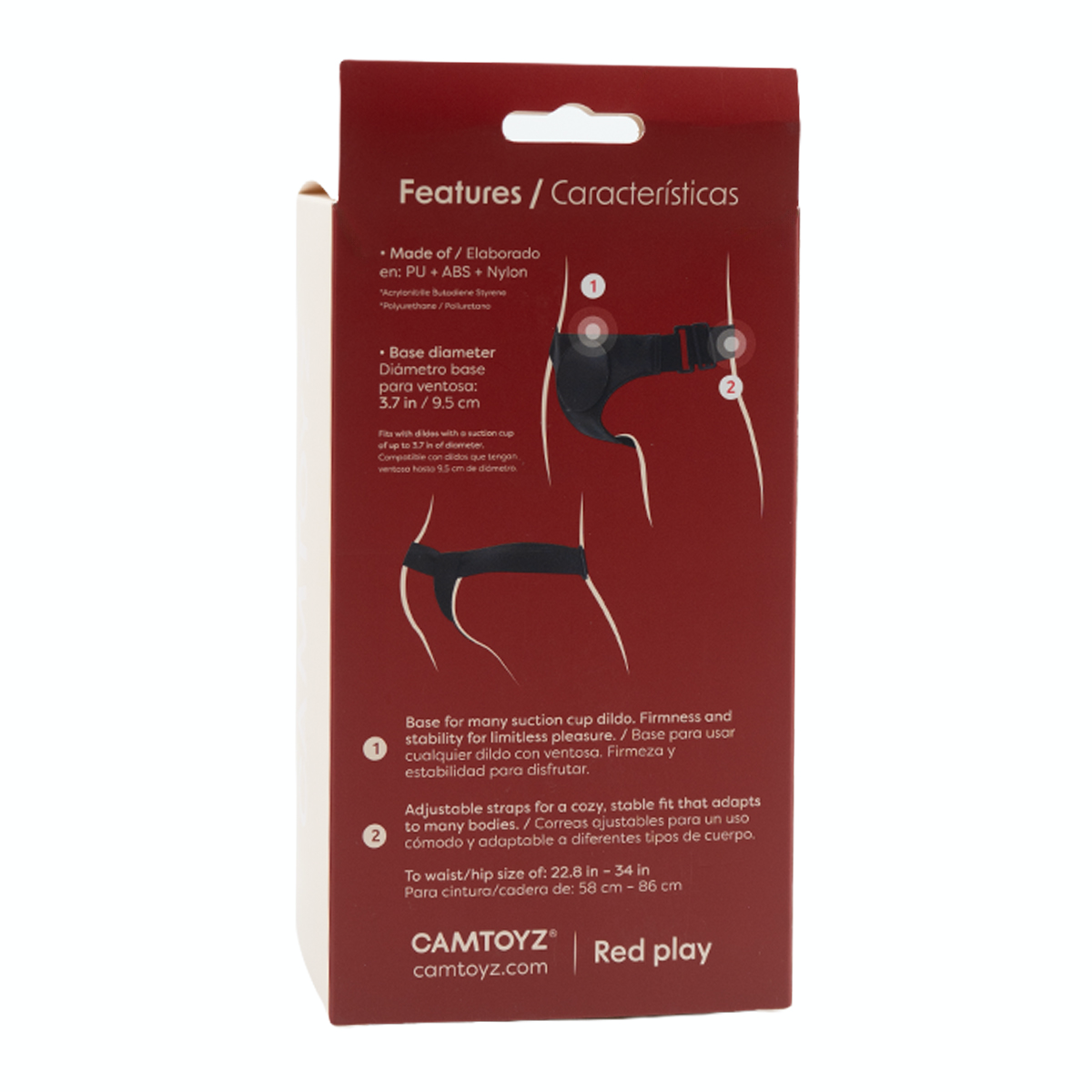 Arnés Universal Harnessy para Dildos con Ventosa - La Maleta Rosada Strap On
