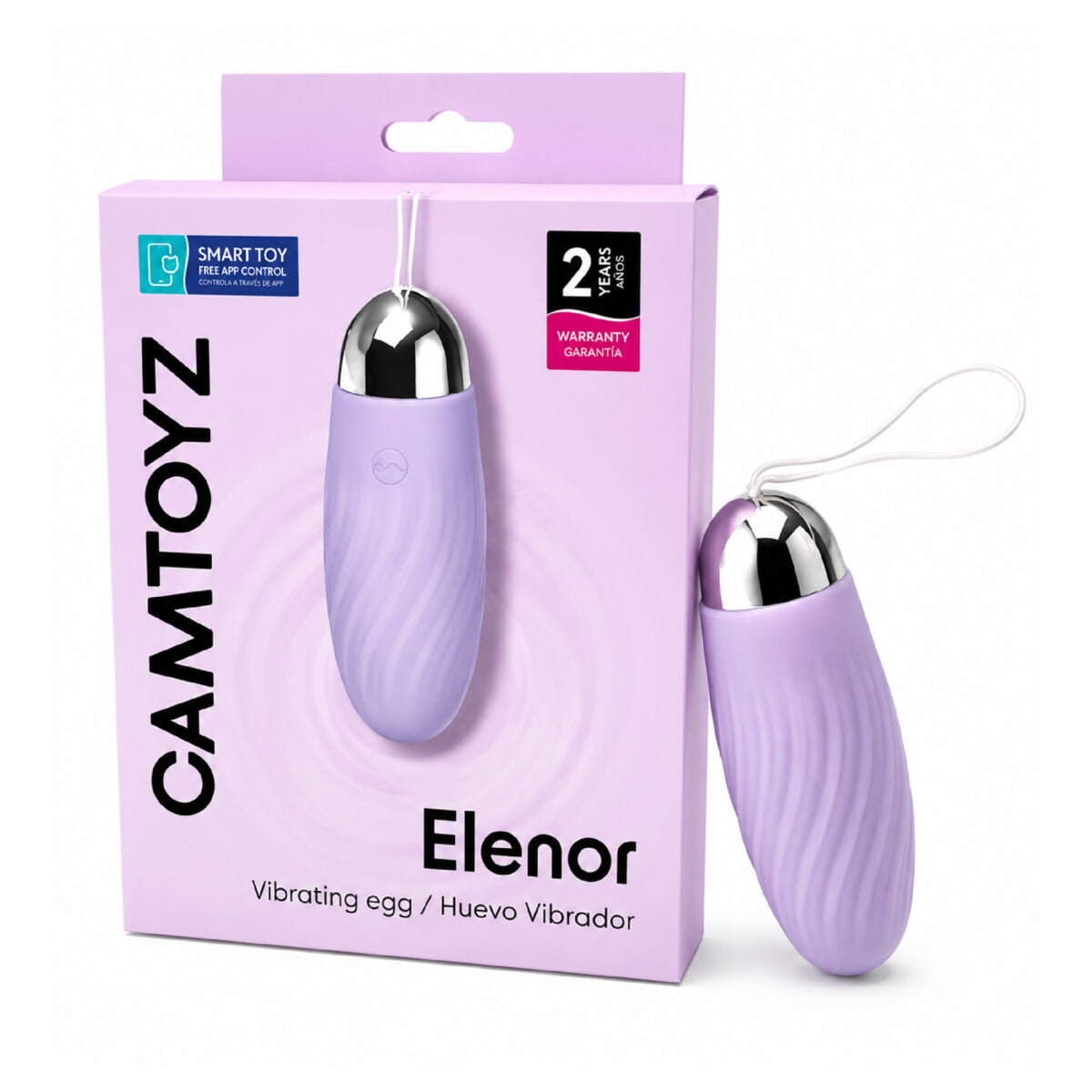 Bala Vibradora con App Elenor - La Maleta Rosada Sex Shop