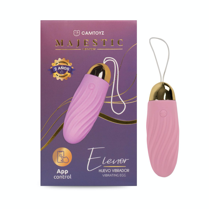 Bala Vibradora con App Elenor - La Maleta Rosada Tienda Erótica