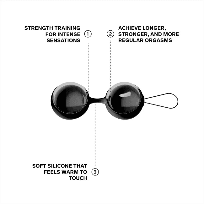 Bolas Kegel Lelo Beads Noir - La Maleta Rosada Tienda Sexual
