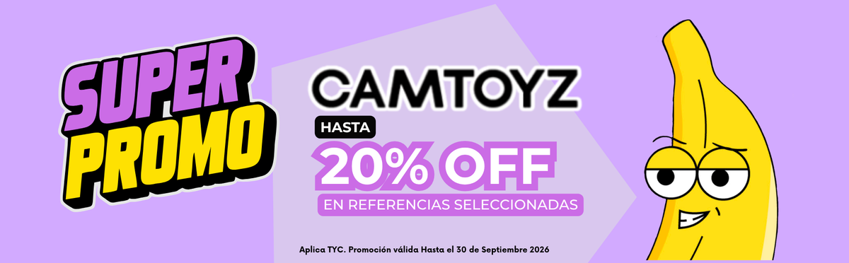 Camtoys 20% - La Maleta Rosada Sex Shop