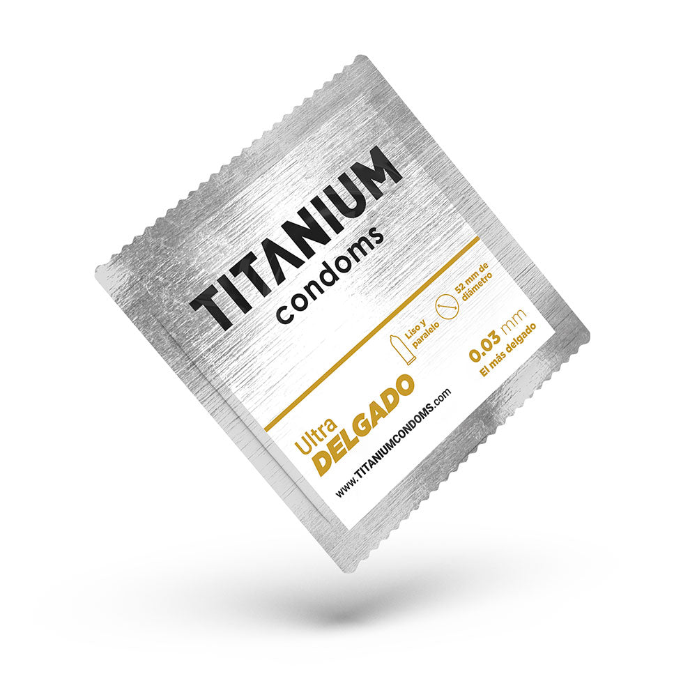 Condones Titanium Ultra Delgados x3 La Maleta Rosada