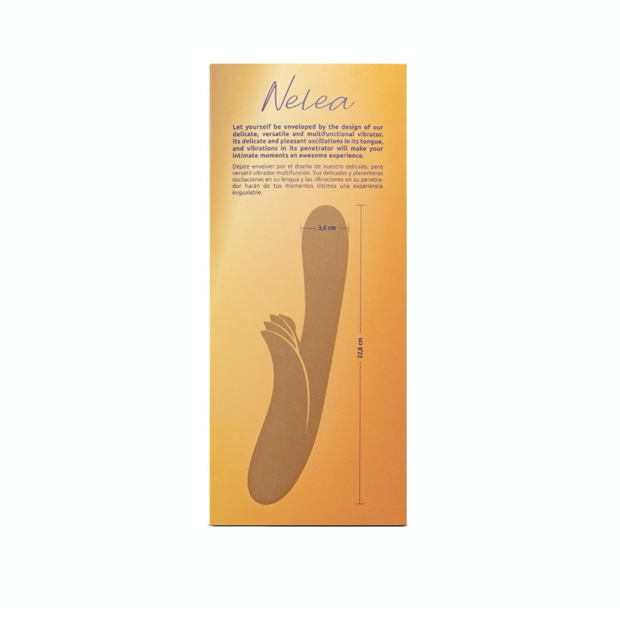 Conejo Vibrador Nelea con Temperatura - La Maleta Rosada Juguetes Eróticos