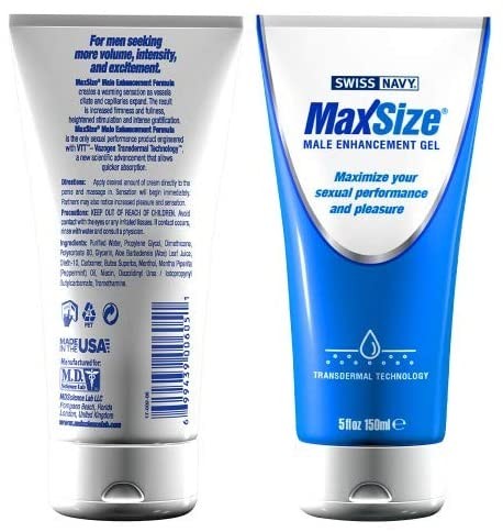 Crema  Potenciadora para el Pene Max Size - La Maleta Rosada Potenciador sexual