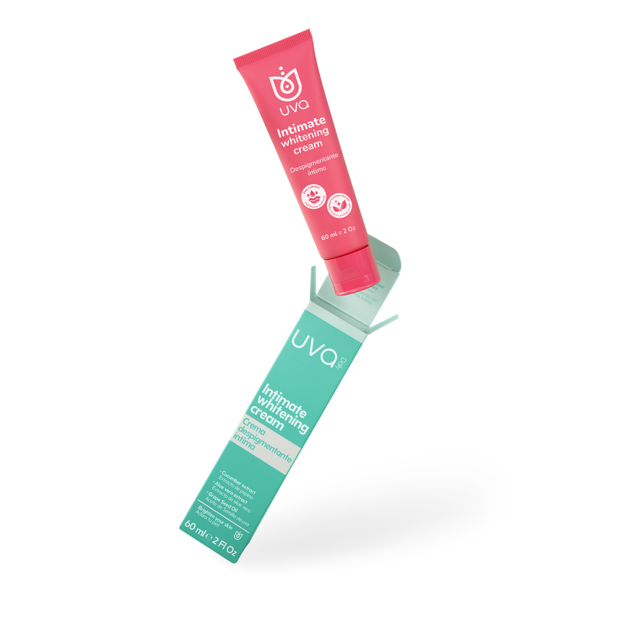 Crema Despigmentante Íntima Uva 60 ml - La Maleta Rosada Tienda Erótica