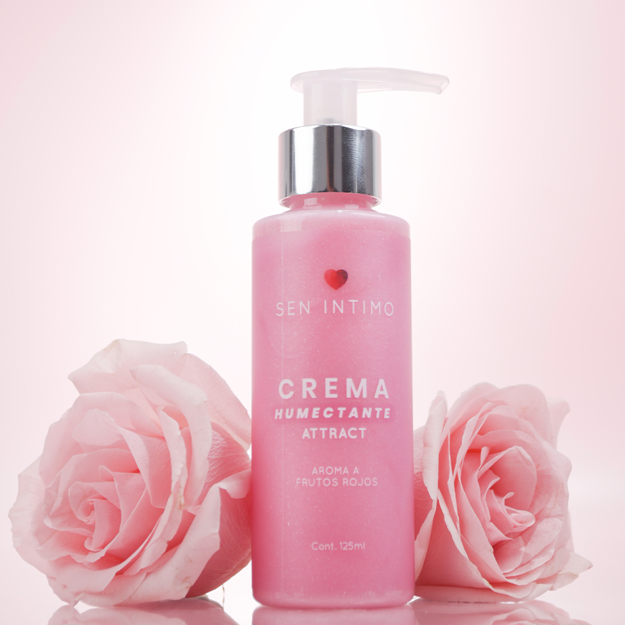 Crema Humectante Attract Sen Intimo - La Maleta Rosada crema frutos rojos