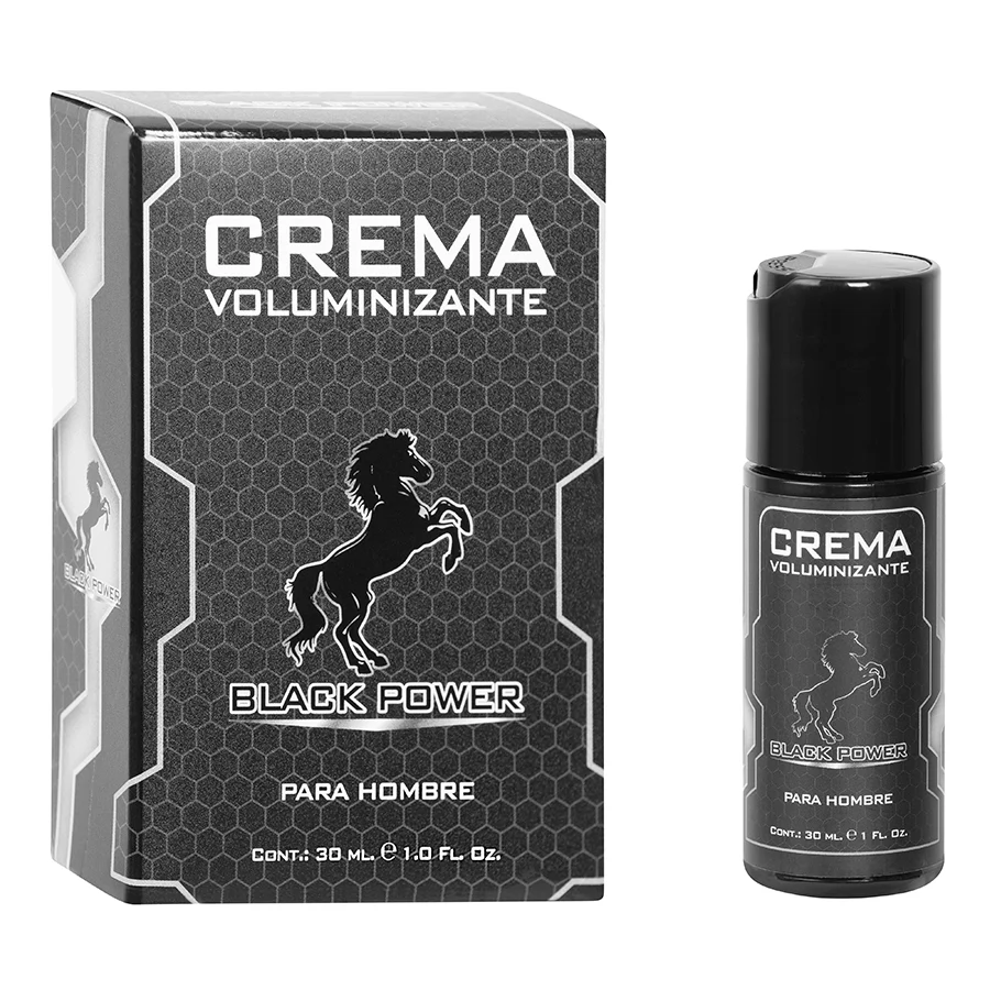 Crema Voluminizante Potenciadora Black Power - La Maleta Rosada Sex Shop