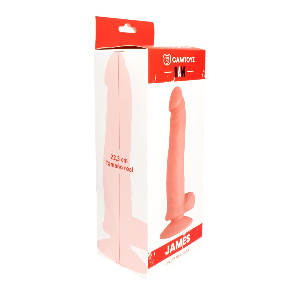 Dildo Realista James 21cm La Maleta Rosada