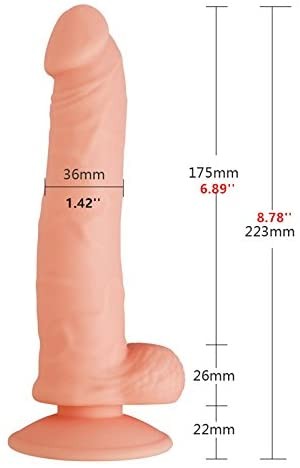 Dildo Realista James 21cm La Maleta Rosada