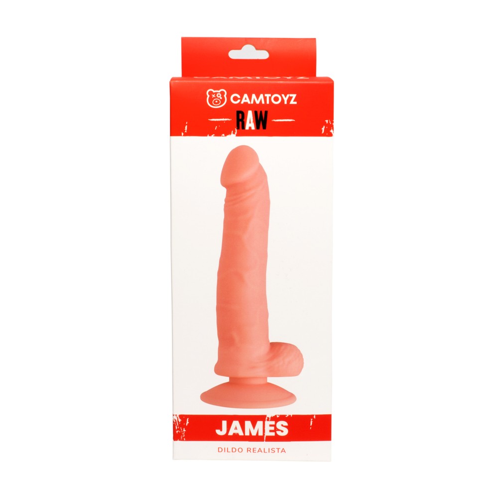 Dildo Realista James 21cm La Maleta Rosada