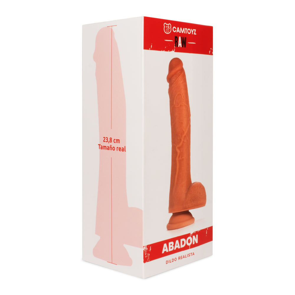 Dildo Realista Abadon 24 cm - La Maleta Rosada Consolador Sexual