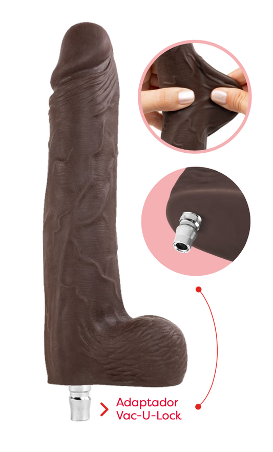 Dildo Ultra Realista Repuesto Denzel para Sex Machine Lovense - La Maleta Rosada Sex Shop