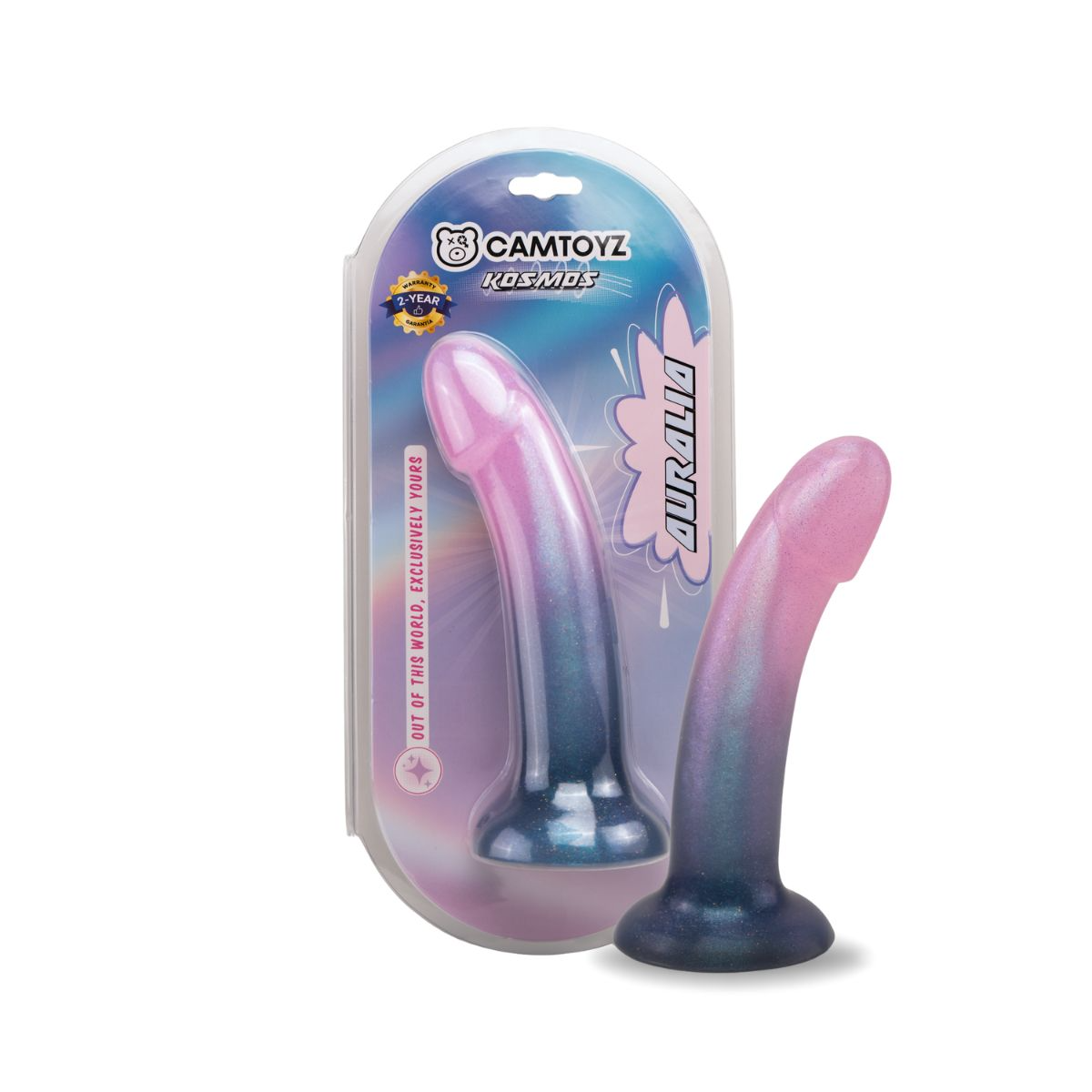 Dildo de Silicona Auralia 15 cm - La Maleta Rosada Sex Shop