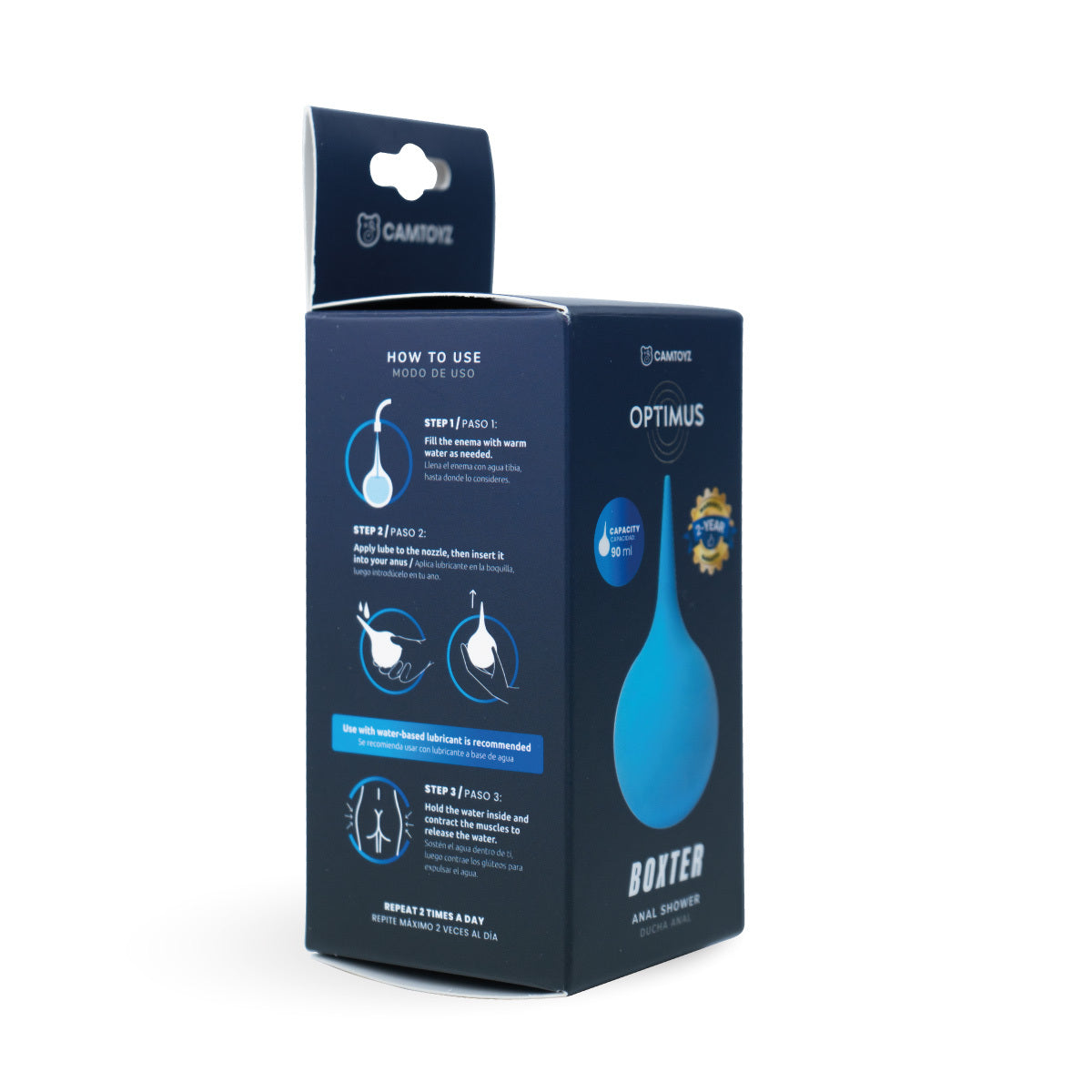 Enema Ducha Anal y Vaginal Boxter - La Maleta Rosada Tienda Sexual