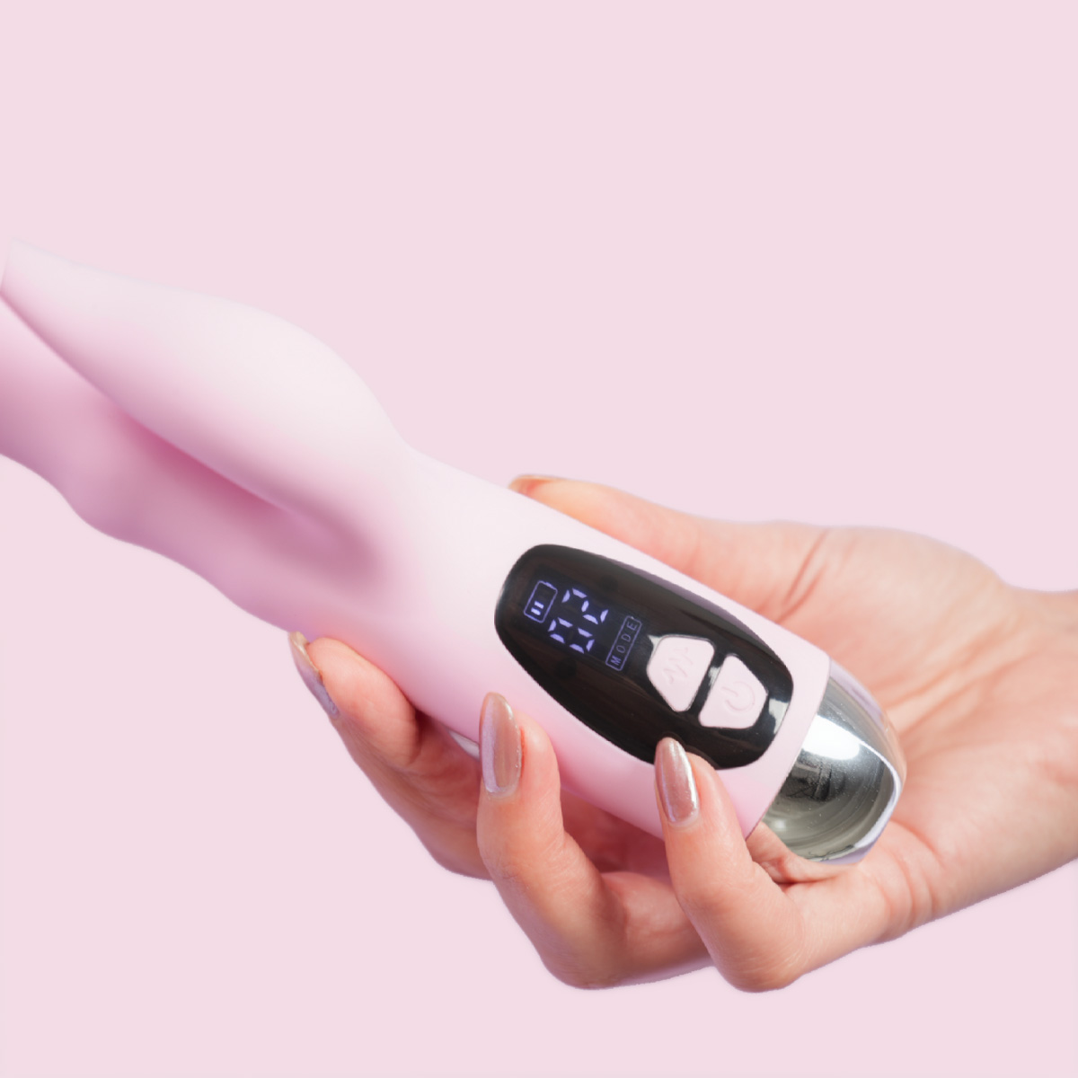 Estimulador de punto G y clítoris Vessa con Empuje - La Maleta Rosada Vibrador Conejo