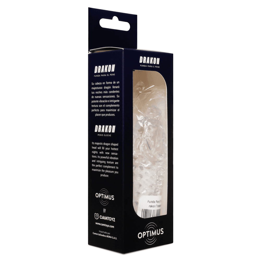 Funda Vibradora para el Pene Drakon - Desegusto Sex Shop Bajo Costo