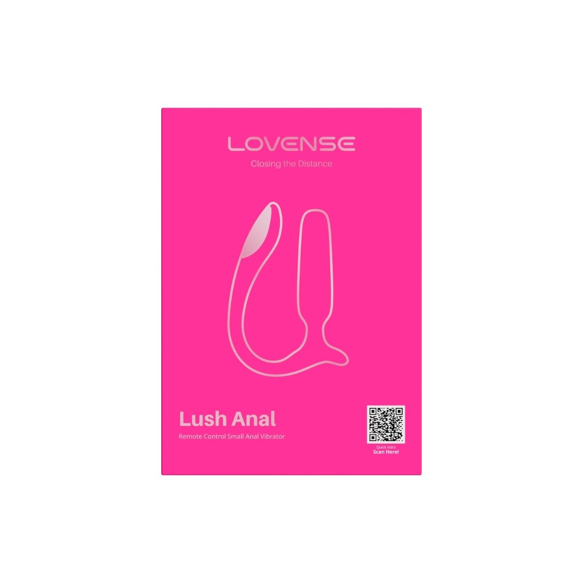 Lovense Lush Anal - La Maleta Rosada Plug Vibrador