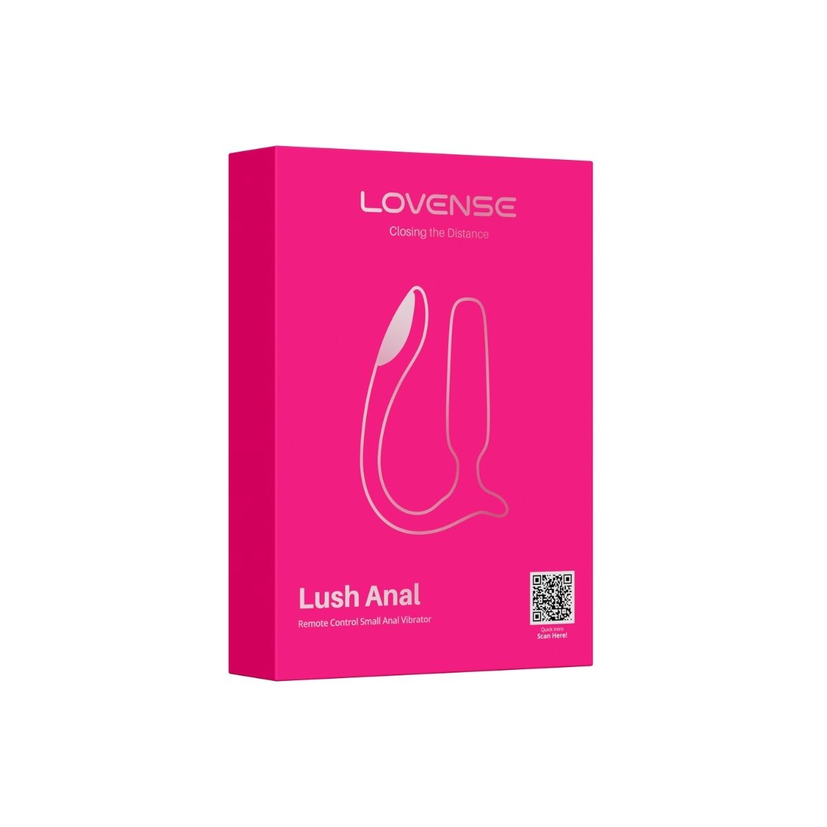 Lovense Lush Anal - La Maleta Rosada Vibrador para Parejas