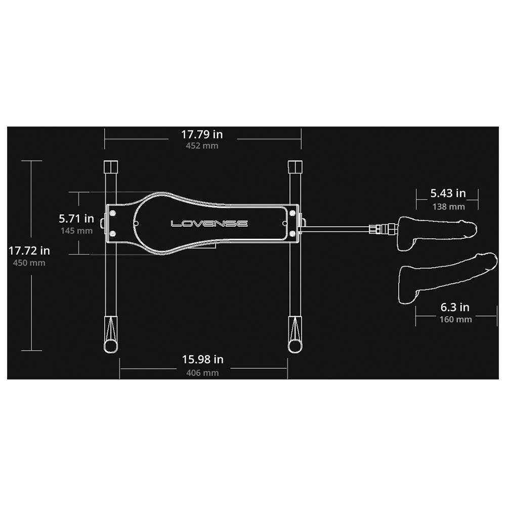  Lovense Sex Machine - La Maleta Rosada Máquina sexual
