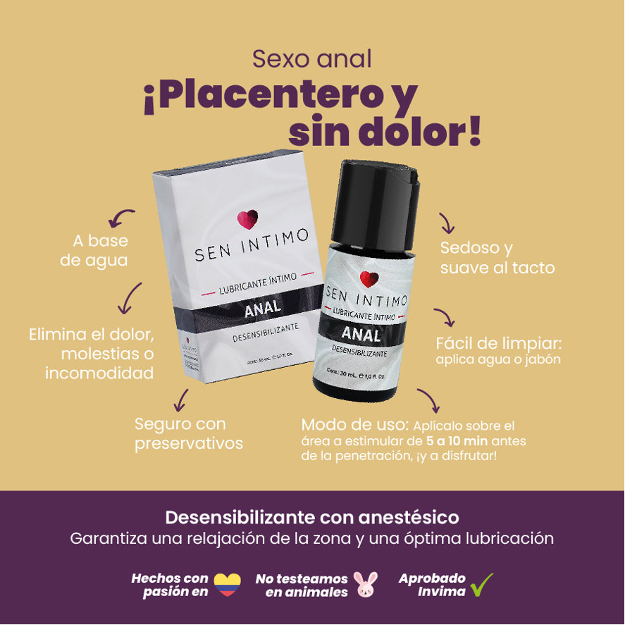 Lubricante Anal Sen ntimo - La Maleta Rosada Sex Shop Lubricante Anal Sen ntimo - La Maleta Rosada Sex Shop