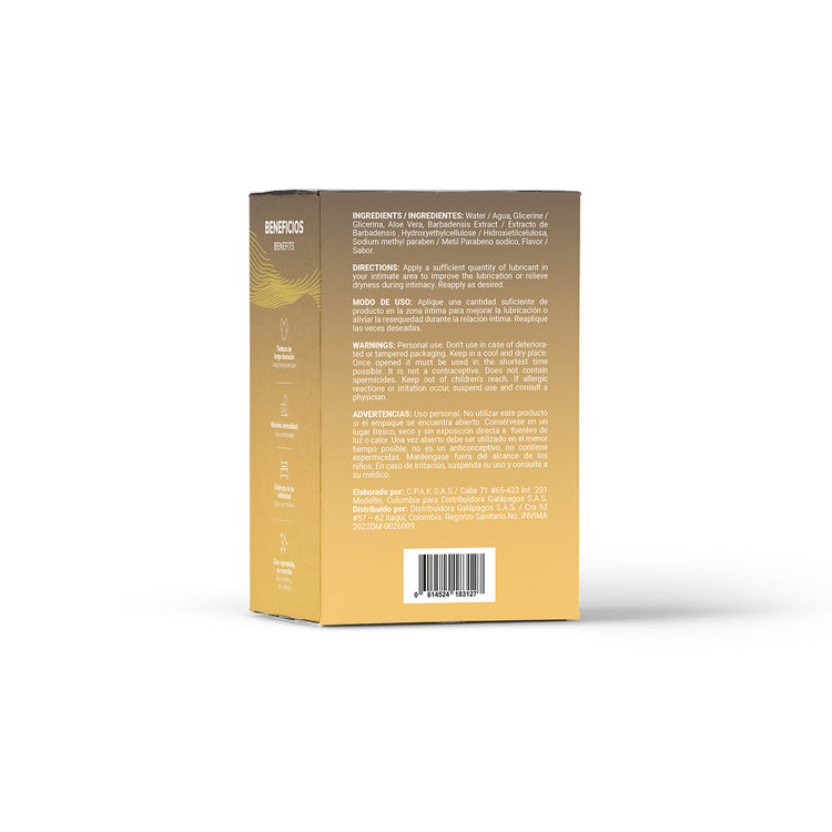 Lubricante Caliente Elixir Sabor a Crema de Whisky - La Maleta Rosada