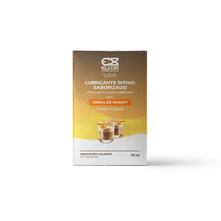 Lubricante Caliente Elixir Sabor a Crema de Whisky - La Maleta Rosada
