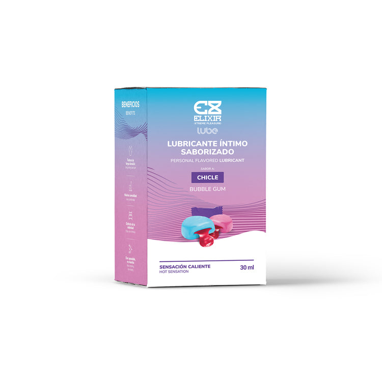 Lubricante Frío Elixir Sabor a Chicle 30ml - La Maleta Rosada