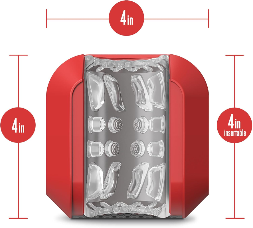 Masturbador Con Rotación y Empuje Slambox M for Men - La Maleta Rosada Juguetes para Hombre
