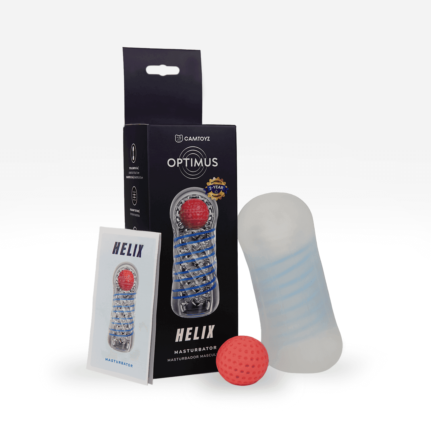 Masturbador Masculino Helix - La Maleta Rosada Sex Shop