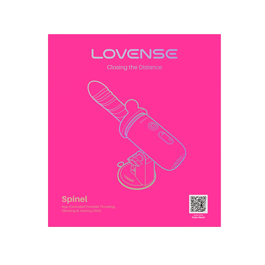 Mini Sex Machine con App Spinel de Lovense - La Maleta Rosada Vibrador Lovense
