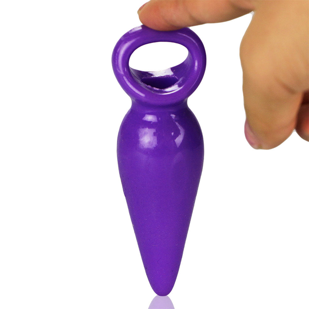Plug Anal Santorini Morado - La Maleta Rosada Tienda para Adultos
