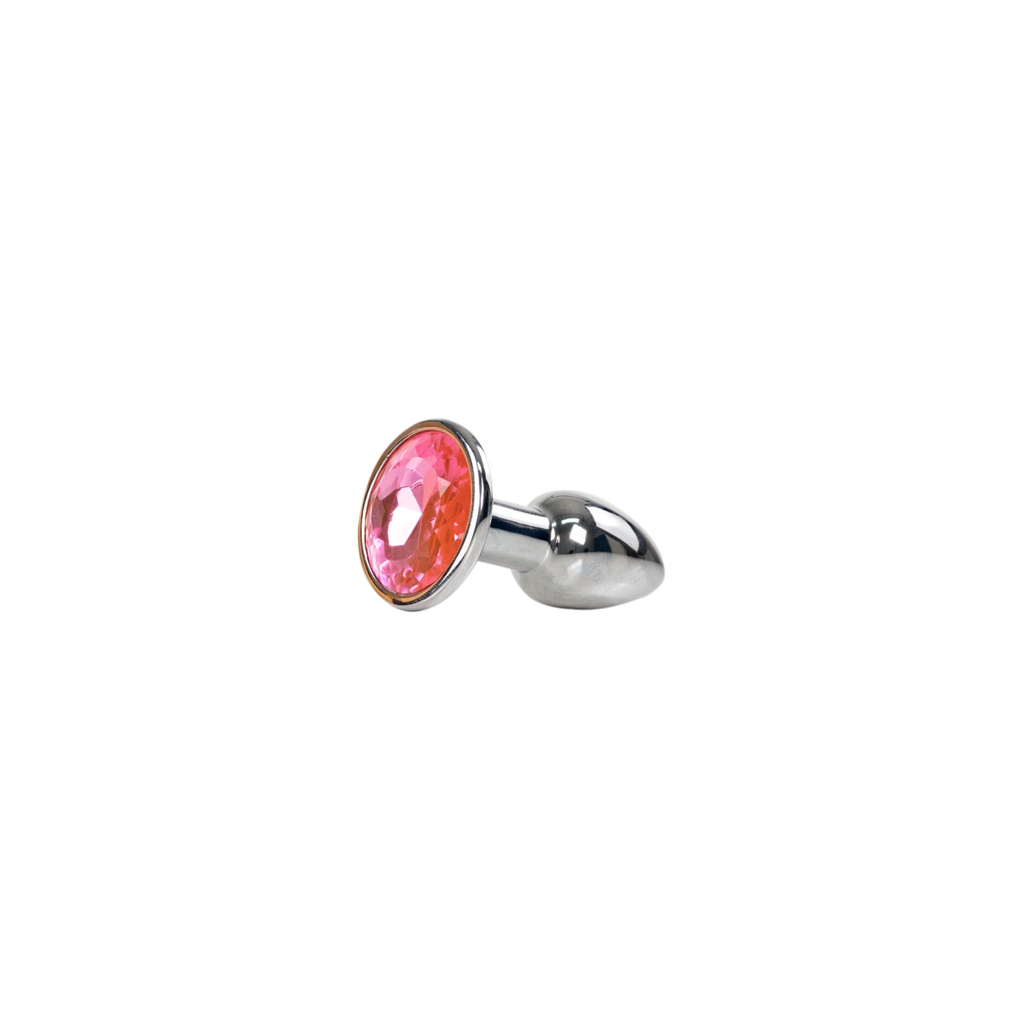 Plug Anal Metlico con Joya Talla XXS - La Maleta Rosada Sex Shop Plug Anal Metlico con Joya Talla XXS - La Maleta Rosada Sex Shop