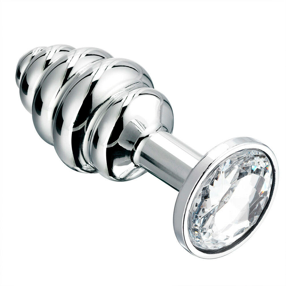 Plug Anal con Joya Talla Aquiles Talla S - La Maleta Rosada Juguetes Sexuales