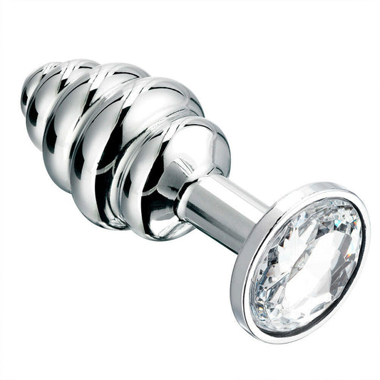 Plug Anal con Joya Talla Aquiles Talla S - La Maleta Rosada Juguetes Sexuales