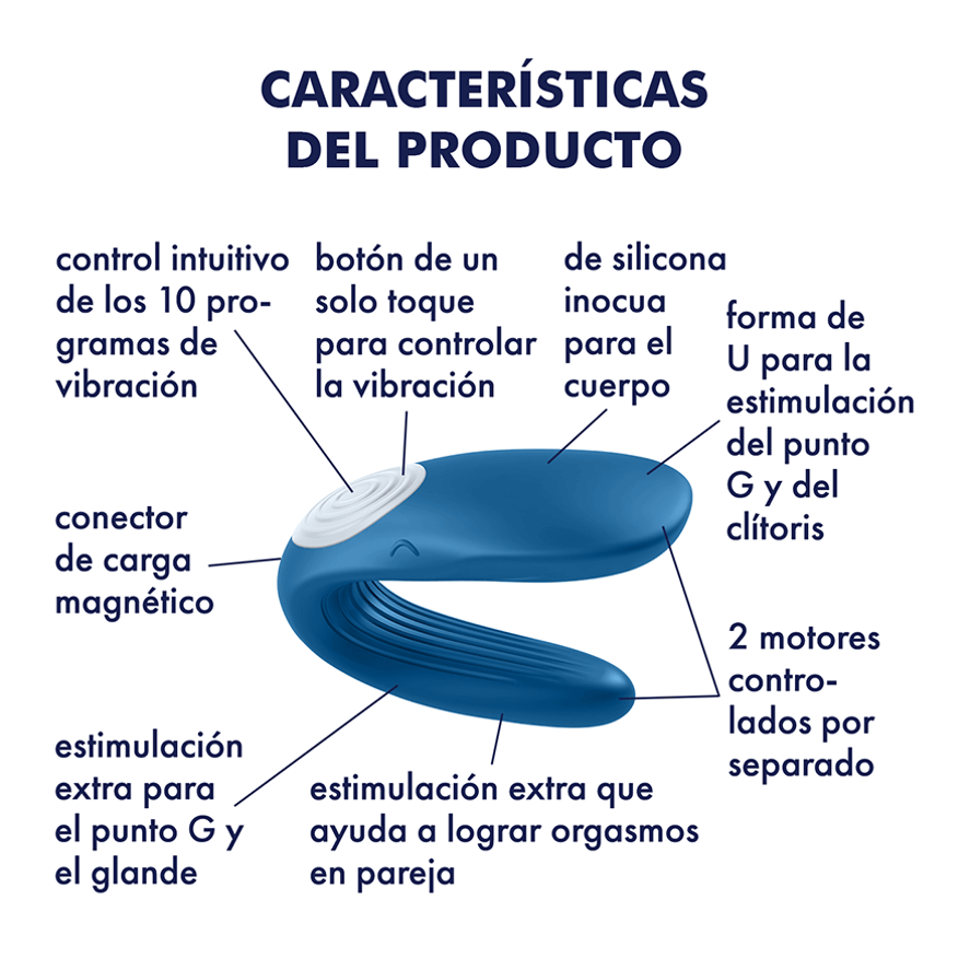 Satisfyer Double Whale - La Maleta Rosada Juguetes para Pareja