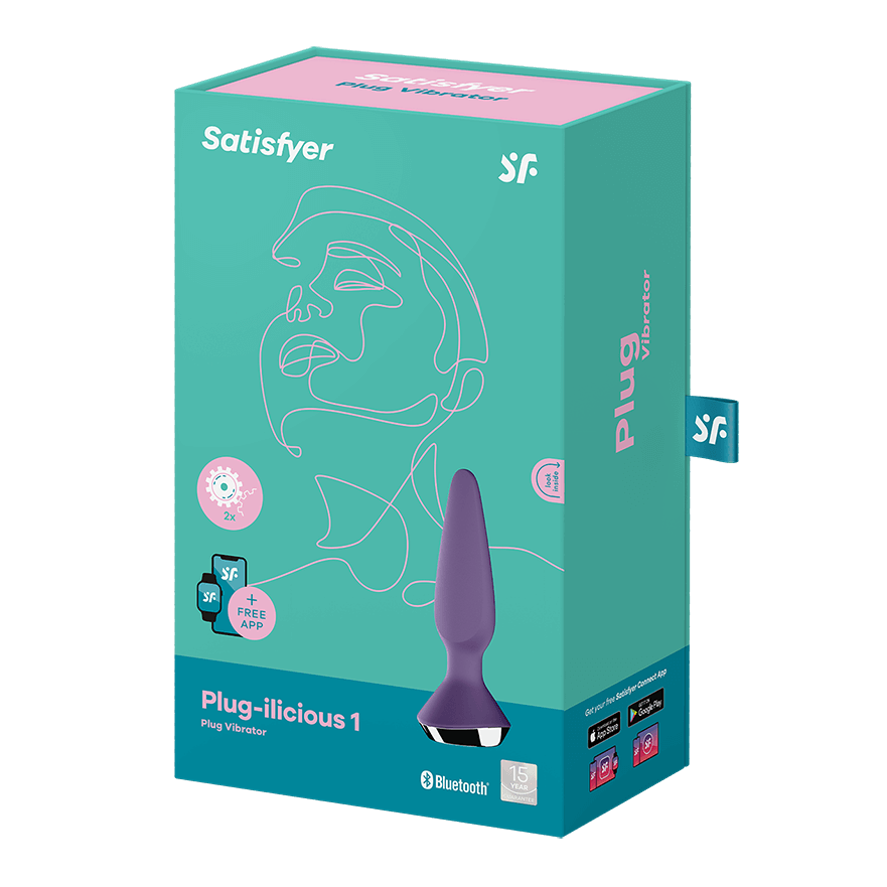 Satisfyer Plug ilicious 1 con App - La Maleta Rosada Juguete Anal